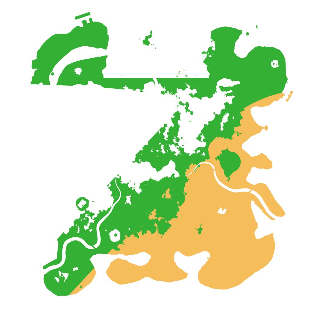Biome Rust Map: Procedural Map, Size: 4000, Seed: 1222102