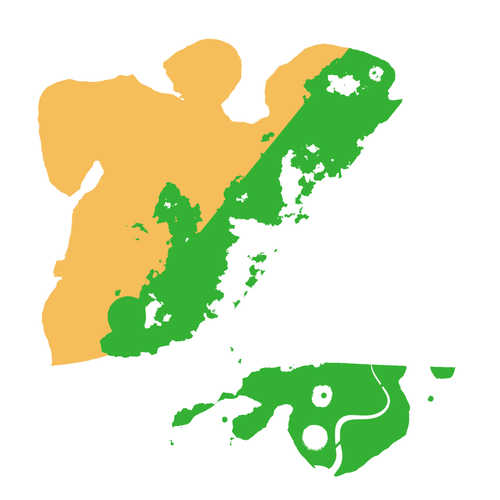 Biome Rust Map: Procedural Map, Size: 3500, Seed: 7123667
