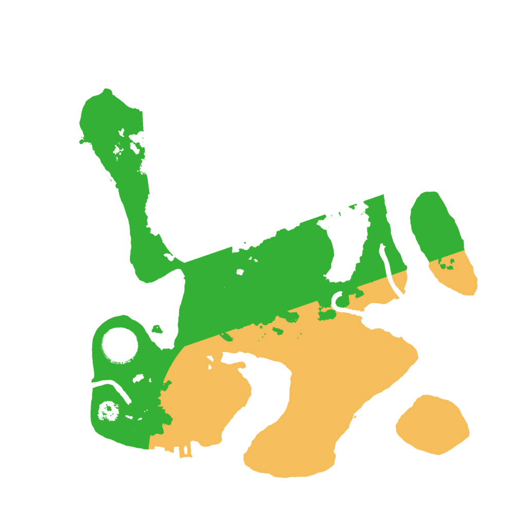 Biome Rust Map: Procedural Map, Size: 2600, Seed: 88