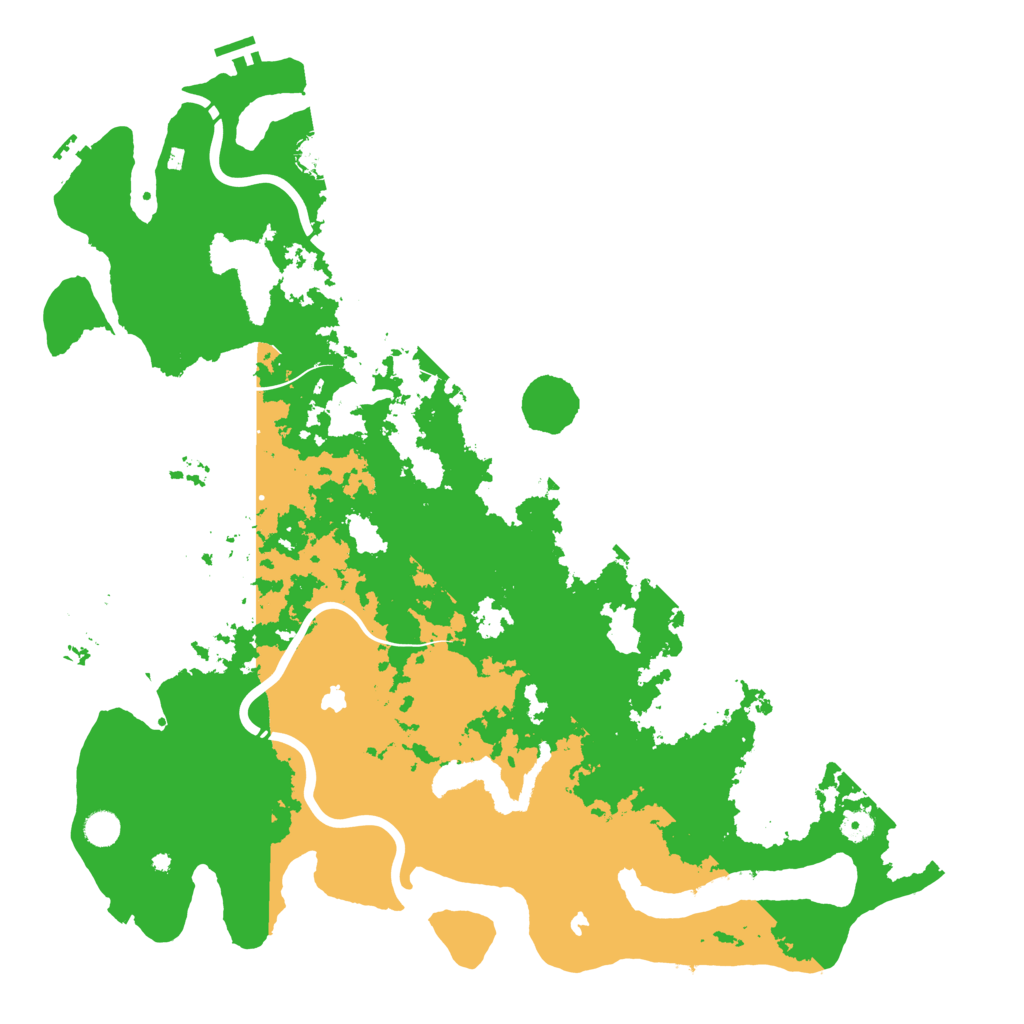 Biome Rust Map: Procedural Map, Size: 5000, Seed: 229317832