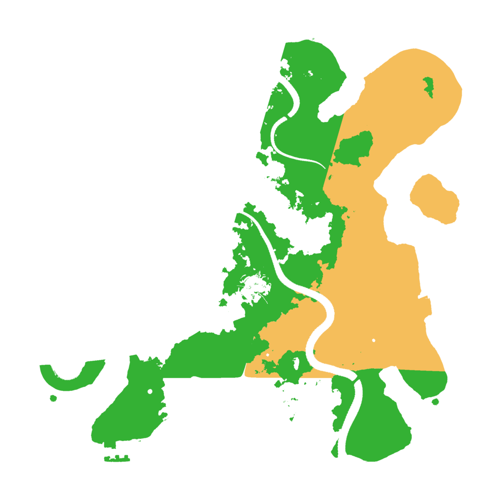Biome Rust Map: Procedural Map, Size: 3000, Seed: 2109057640