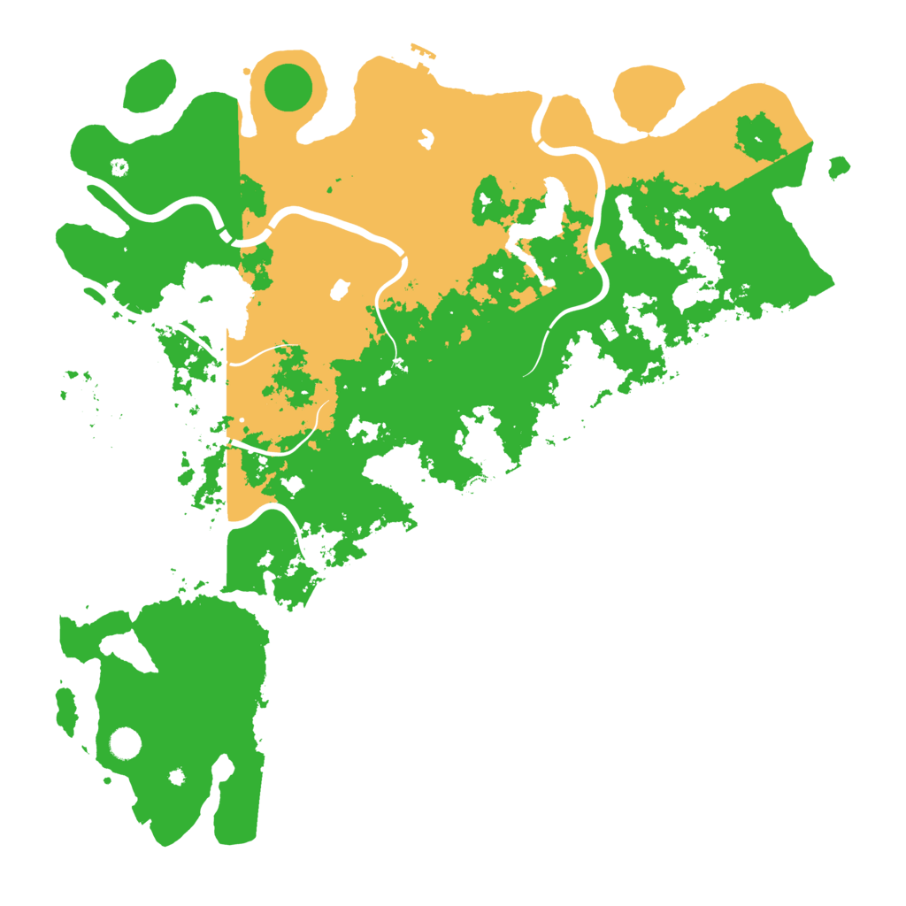 Biome Rust Map: Procedural Map, Size: 5000, Seed: 5082021