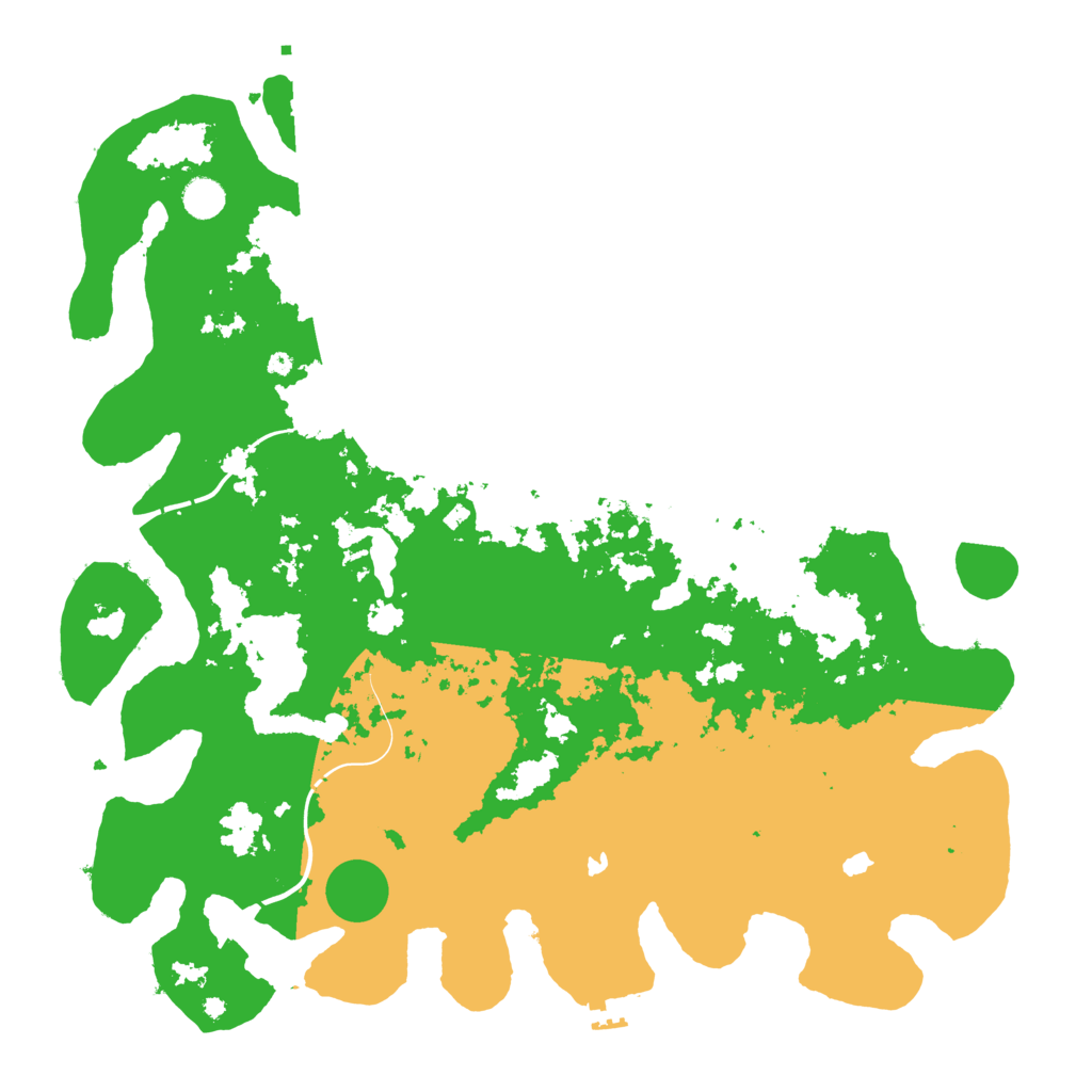 Biome Rust Map: Procedural Map, Size: 4600, Seed: 2147483645