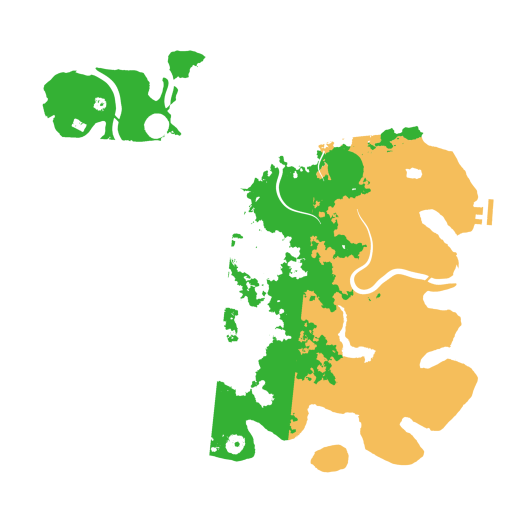 Biome Rust Map: Procedural Map, Size: 4000, Seed: 4827