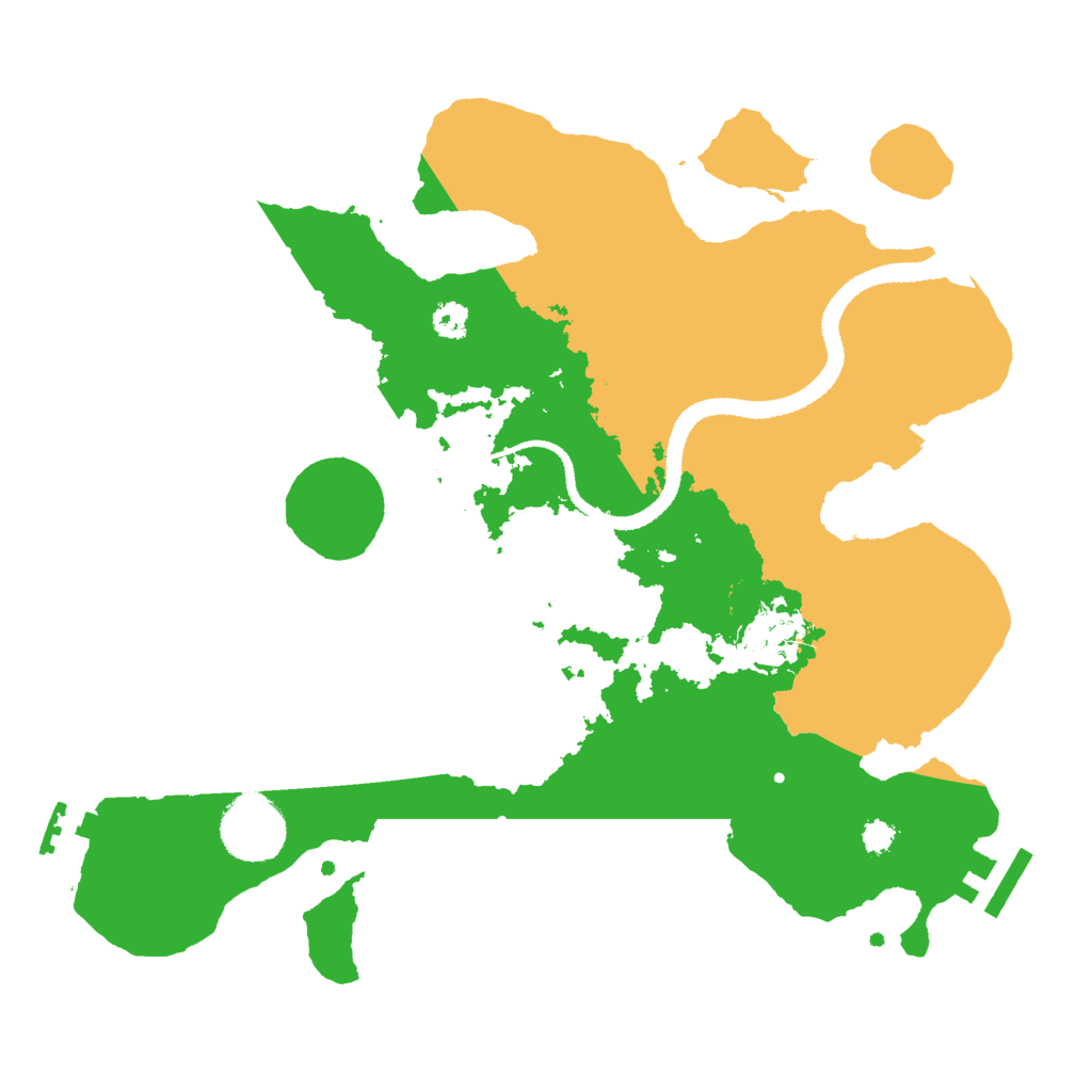 Biome Rust Map: Procedural Map, Size: 3000, Seed: 346365