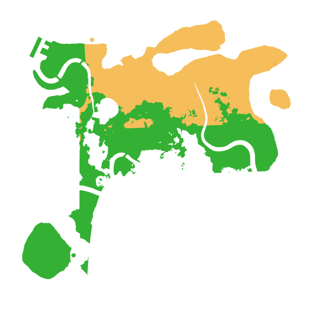 Biome Rust Map: Procedural Map, Size: 3000, Seed: 1316991976