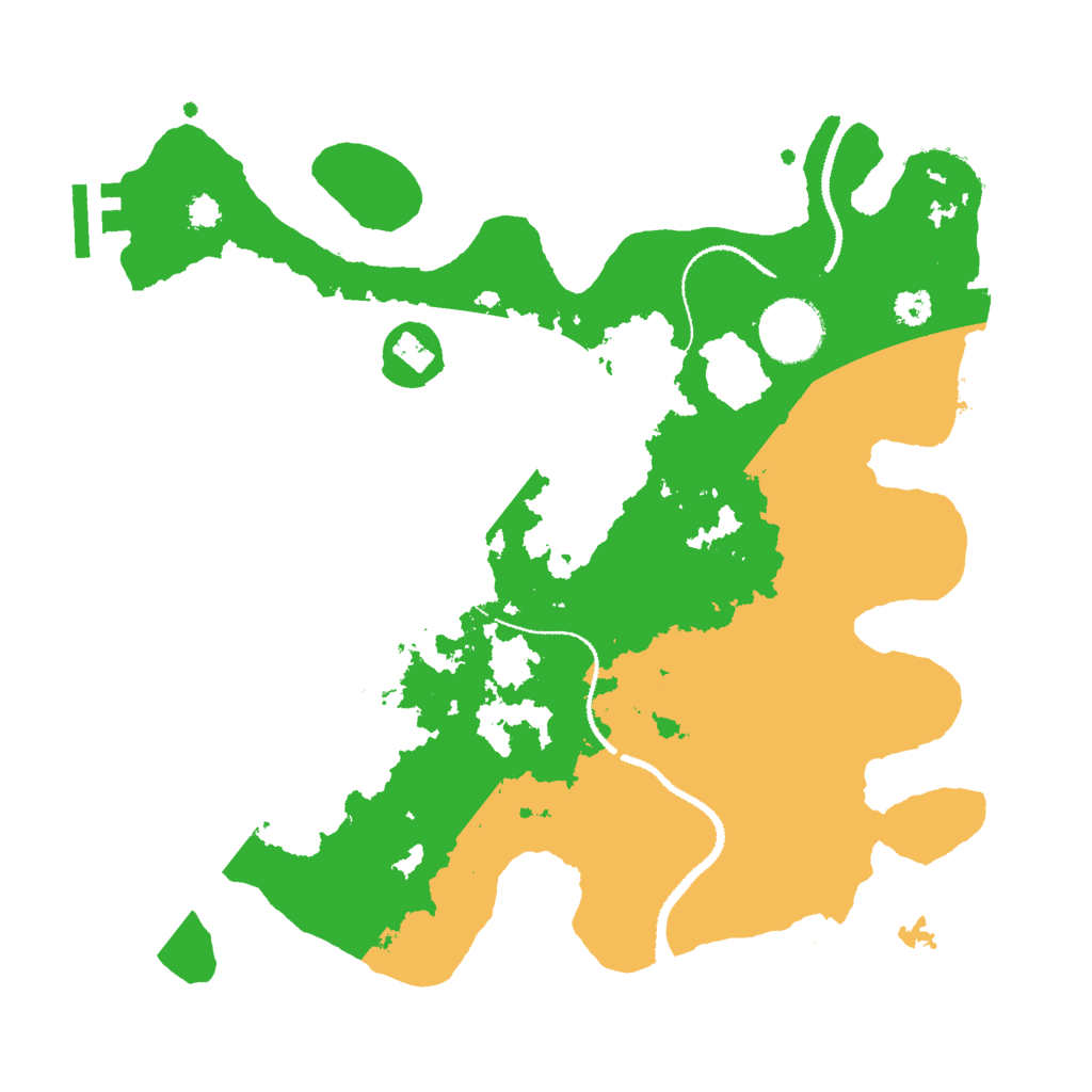 Biome Rust Map: Procedural Map, Size: 3000, Seed: 712222
