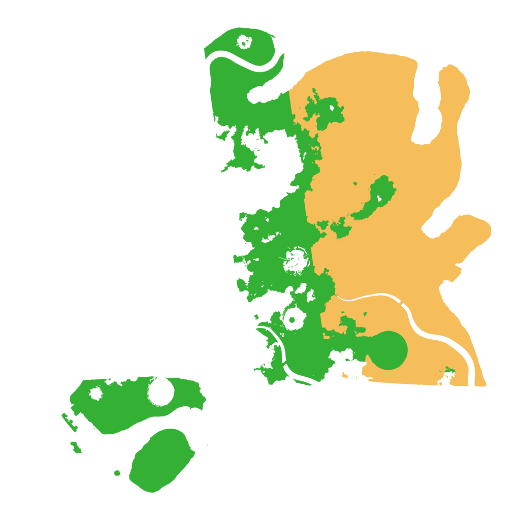 Biome Rust Map: Procedural Map, Size: 3600, Seed: 3645647