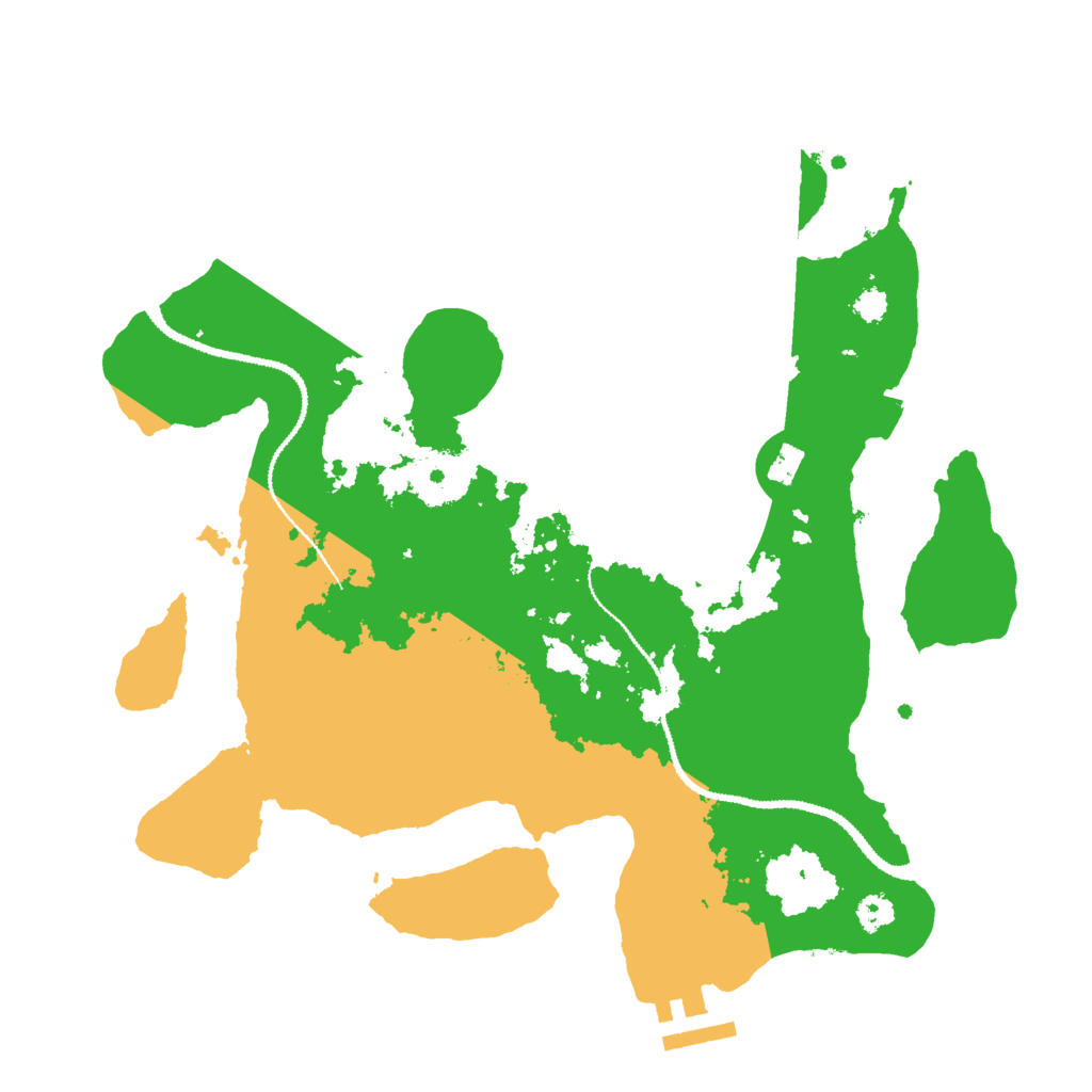 Biome Rust Map: Procedural Map, Size: 3000, Seed: 1773326282