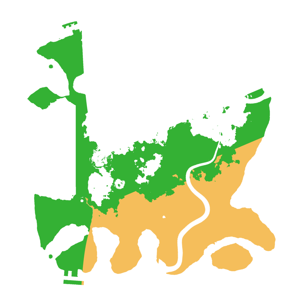 Biome Rust Map: Procedural Map, Size: 3010, Seed: 677396109