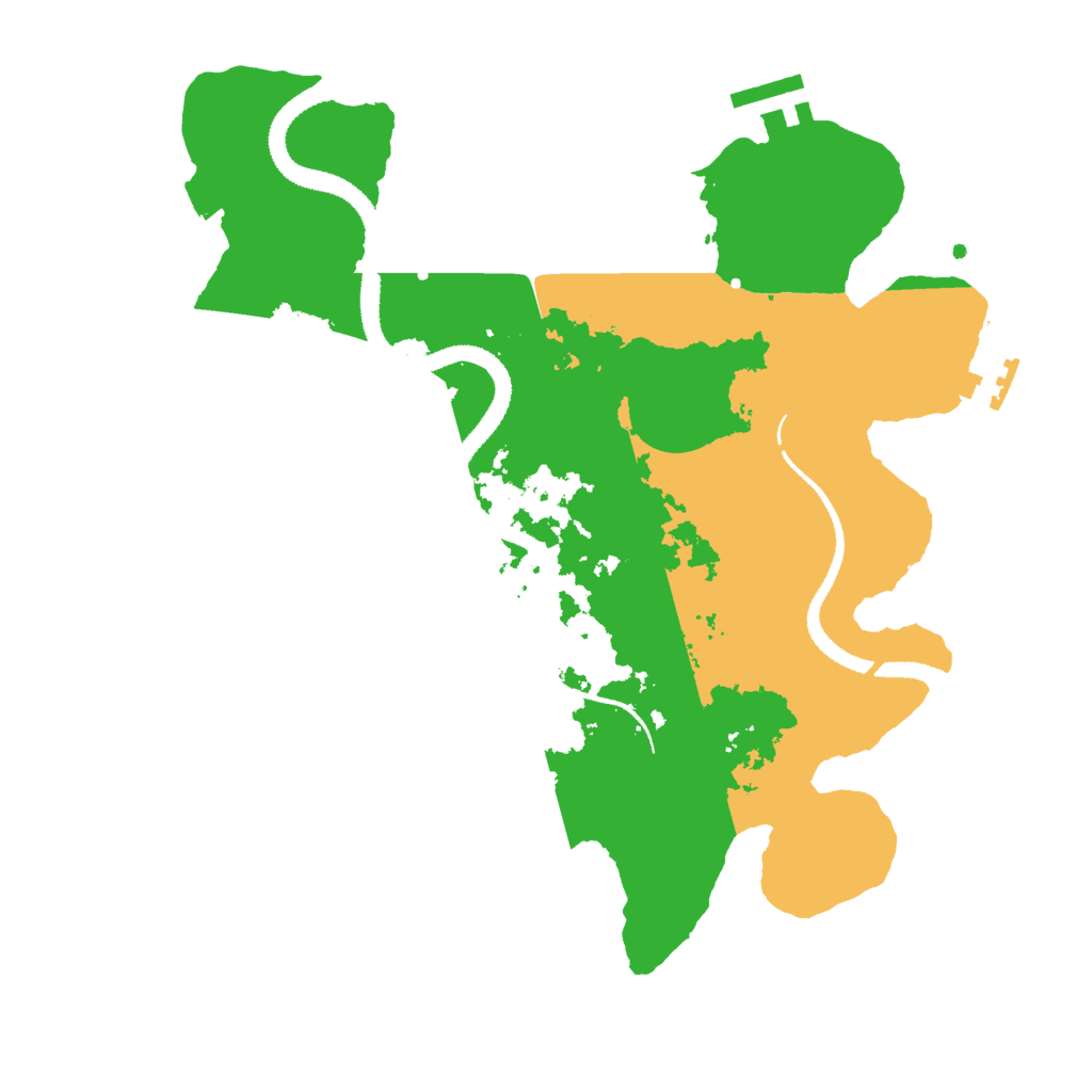 Biome Rust Map: Procedural Map, Size: 3000, Seed: 1483158548