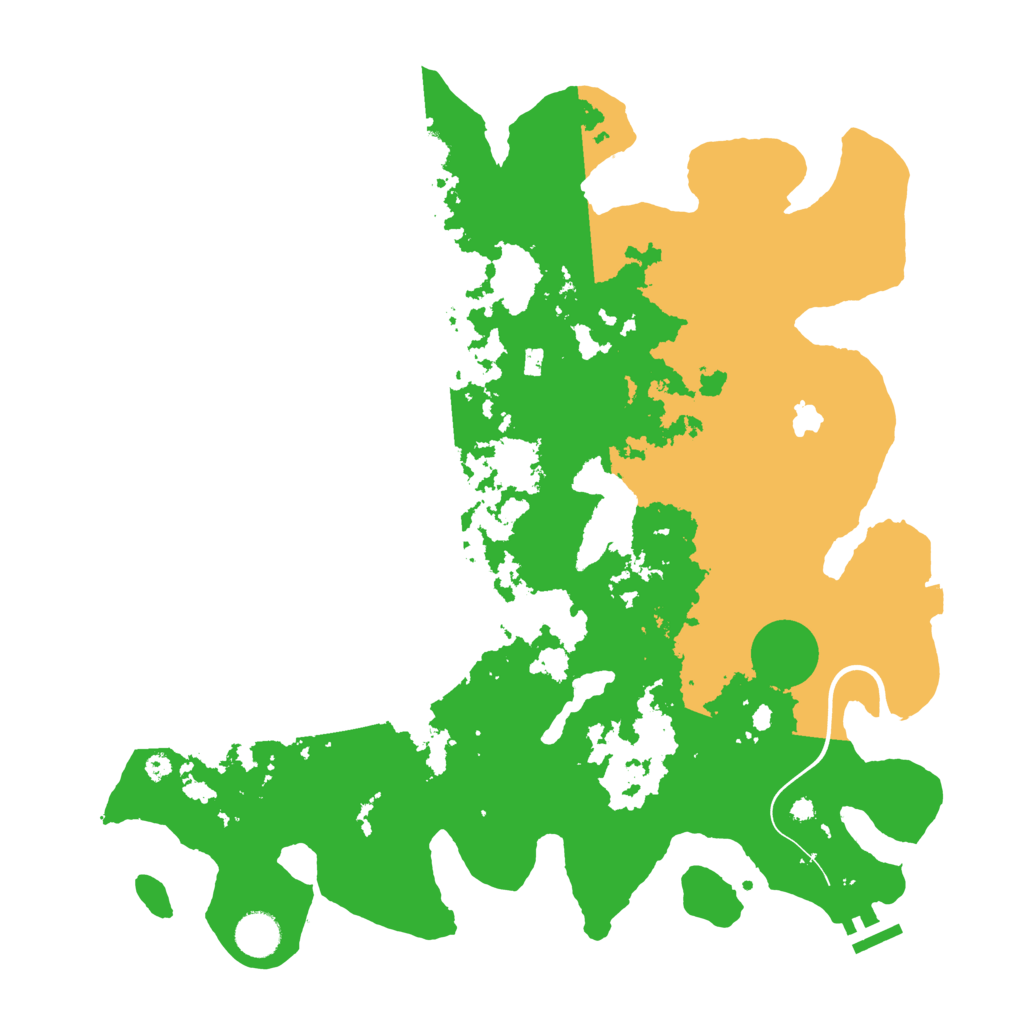 Biome Rust Map: Procedural Map, Size: 4000, Seed: 6987510
