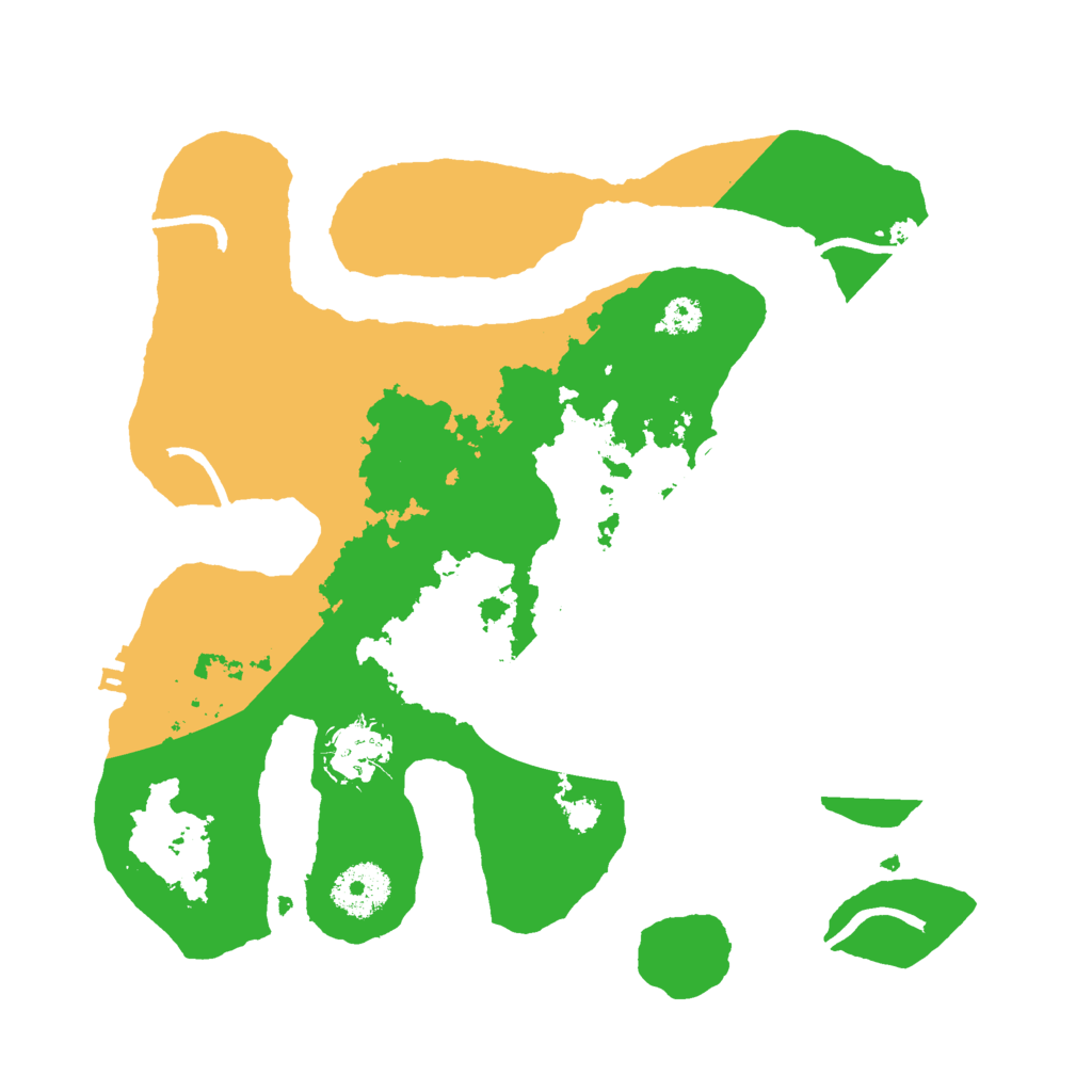 Biome Rust Map: Procedural Map, Size: 3000, Seed: 152116053