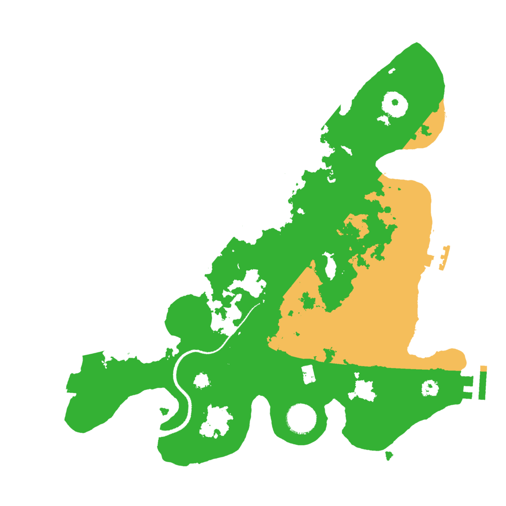Biome Rust Map: Procedural Map, Size: 3000, Seed: 2422363