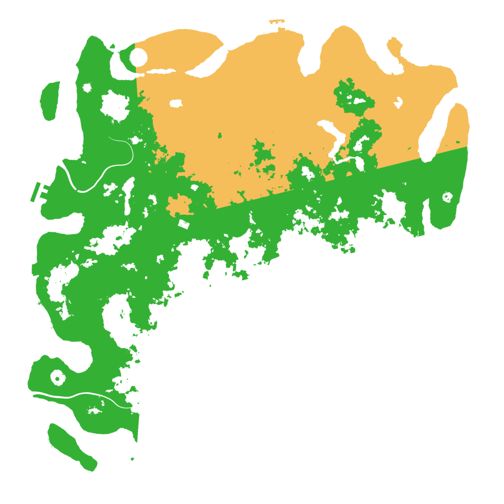 Biome Rust Map: Procedural Map, Size: 5000, Seed: 867666