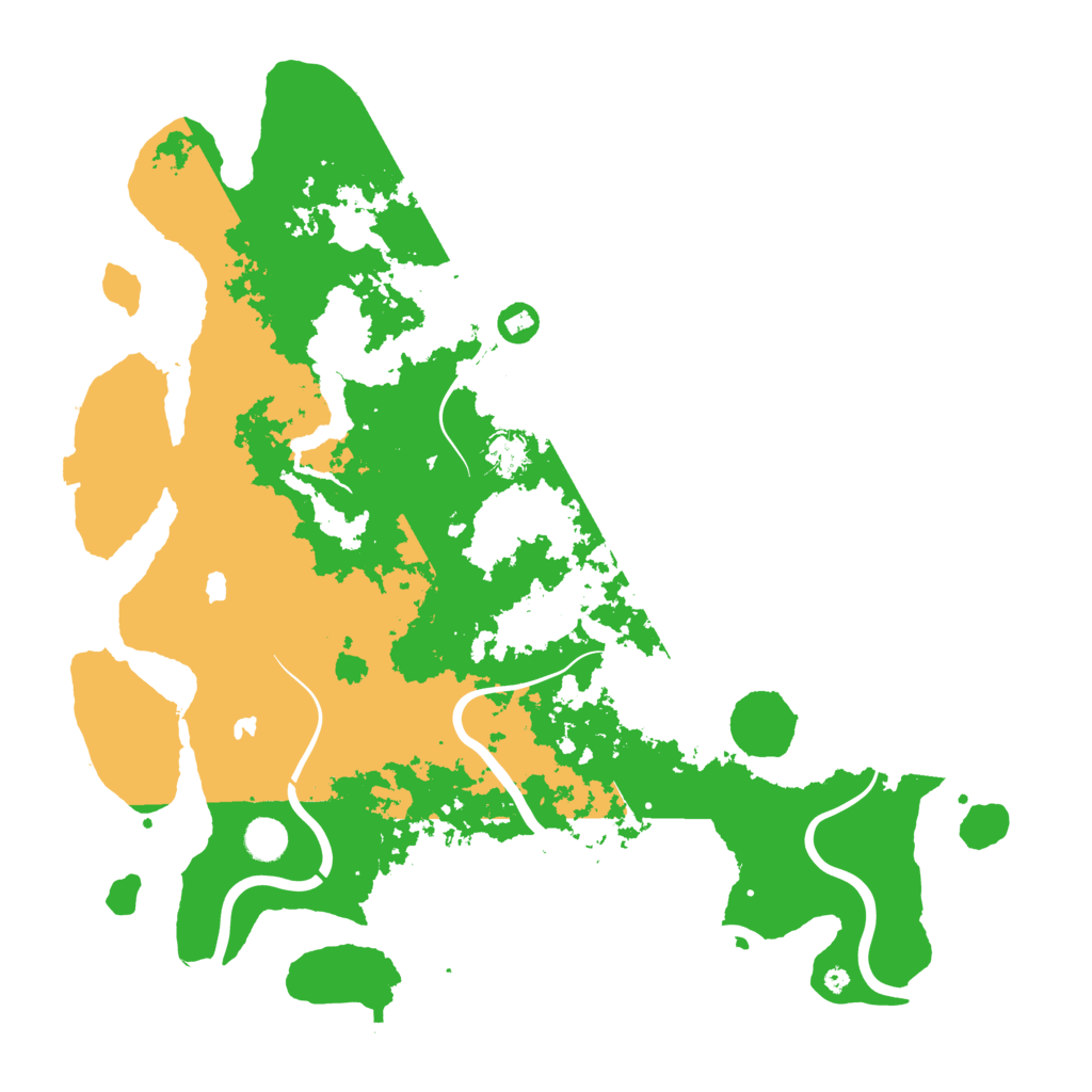 Biome Rust Map: Procedural Map, Size: 4500, Seed: 1910892337