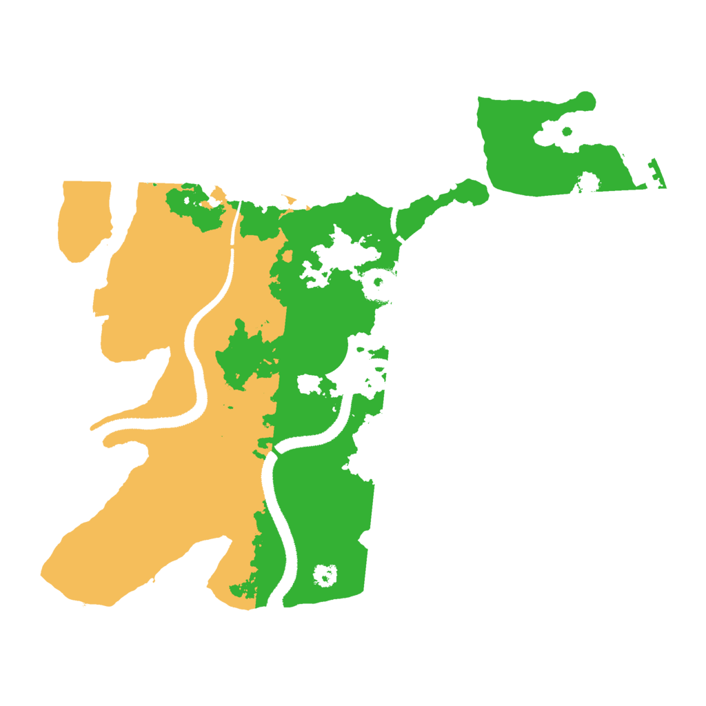 Biome Rust Map: Procedural Map, Size: 3000, Seed: 13821