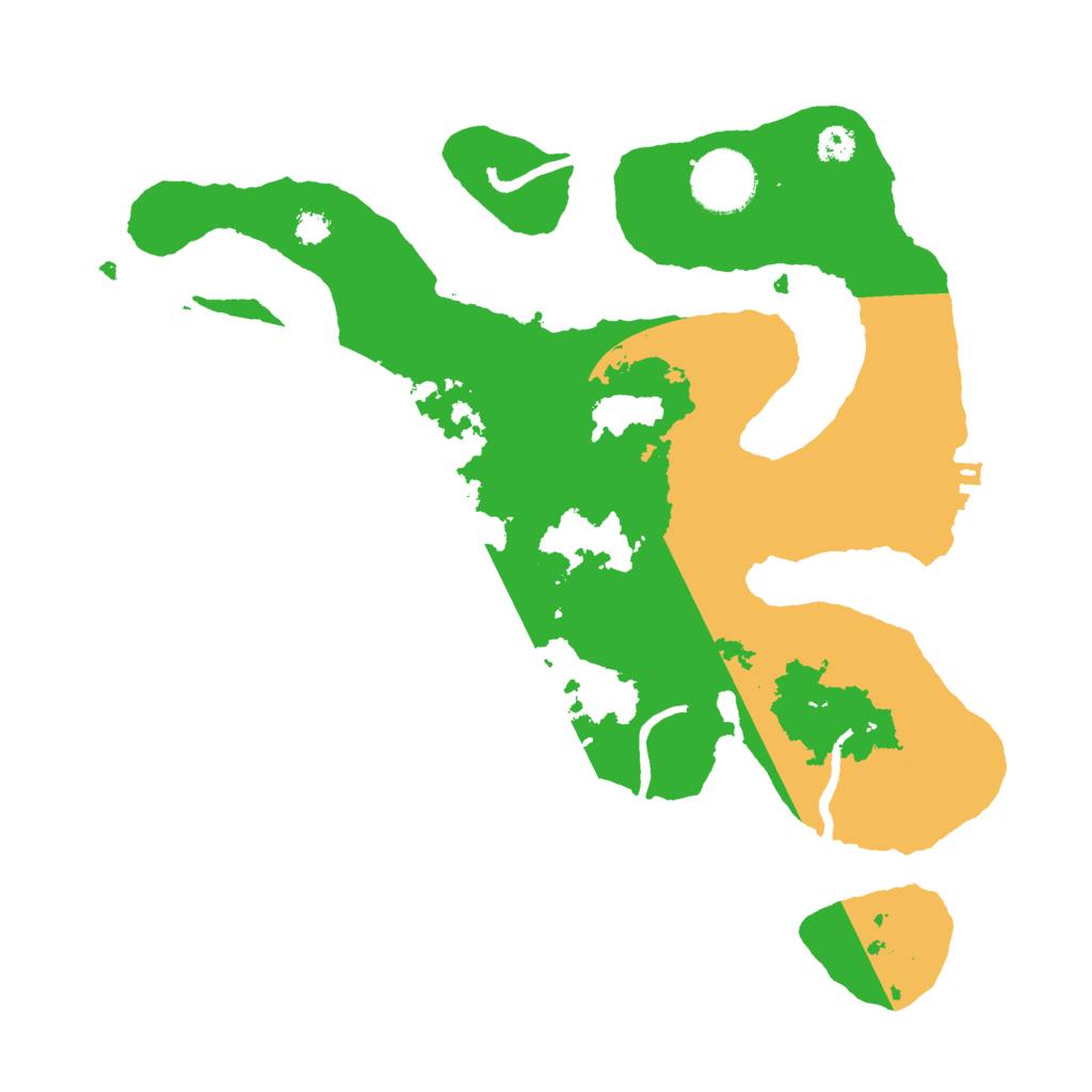 Biome Rust Map: Procedural Map, Size: 3000, Seed: 652856287