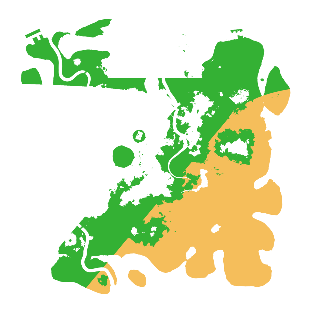 Biome Rust Map: Procedural Map, Size: 4000, Seed: 86170612