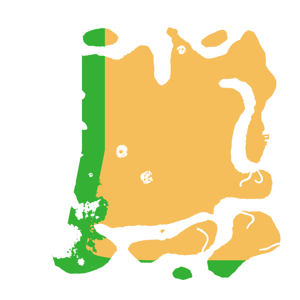 Biome Rust Map: Procedural Map, Size: 3600, Seed: 938667619