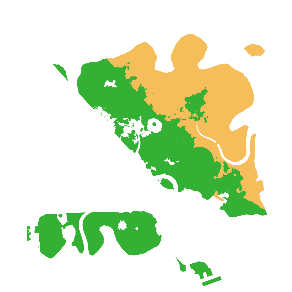 Biome Rust Map: Procedural Map, Size: 3000, Seed: 1588678105