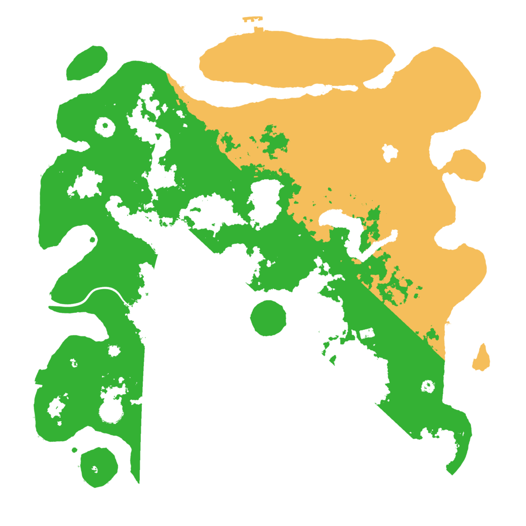 Biome Rust Map: Procedural Map, Size: 4000, Seed: 14443233