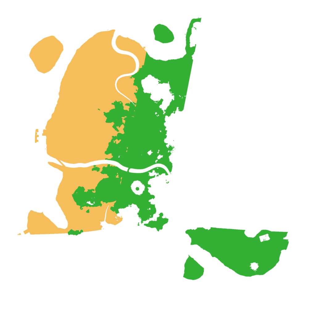 Biome Rust Map: Procedural Map, Size: 3500, Seed: 820192