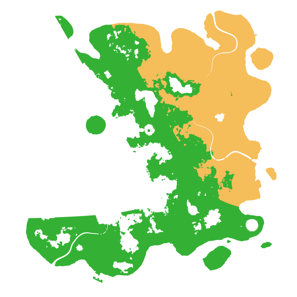 Biome Rust Map: Procedural Map, Size: 4250, Seed: 832083490
