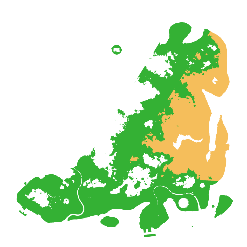 Biome Rust Map: Procedural Map, Size: 4300, Seed: 626541994