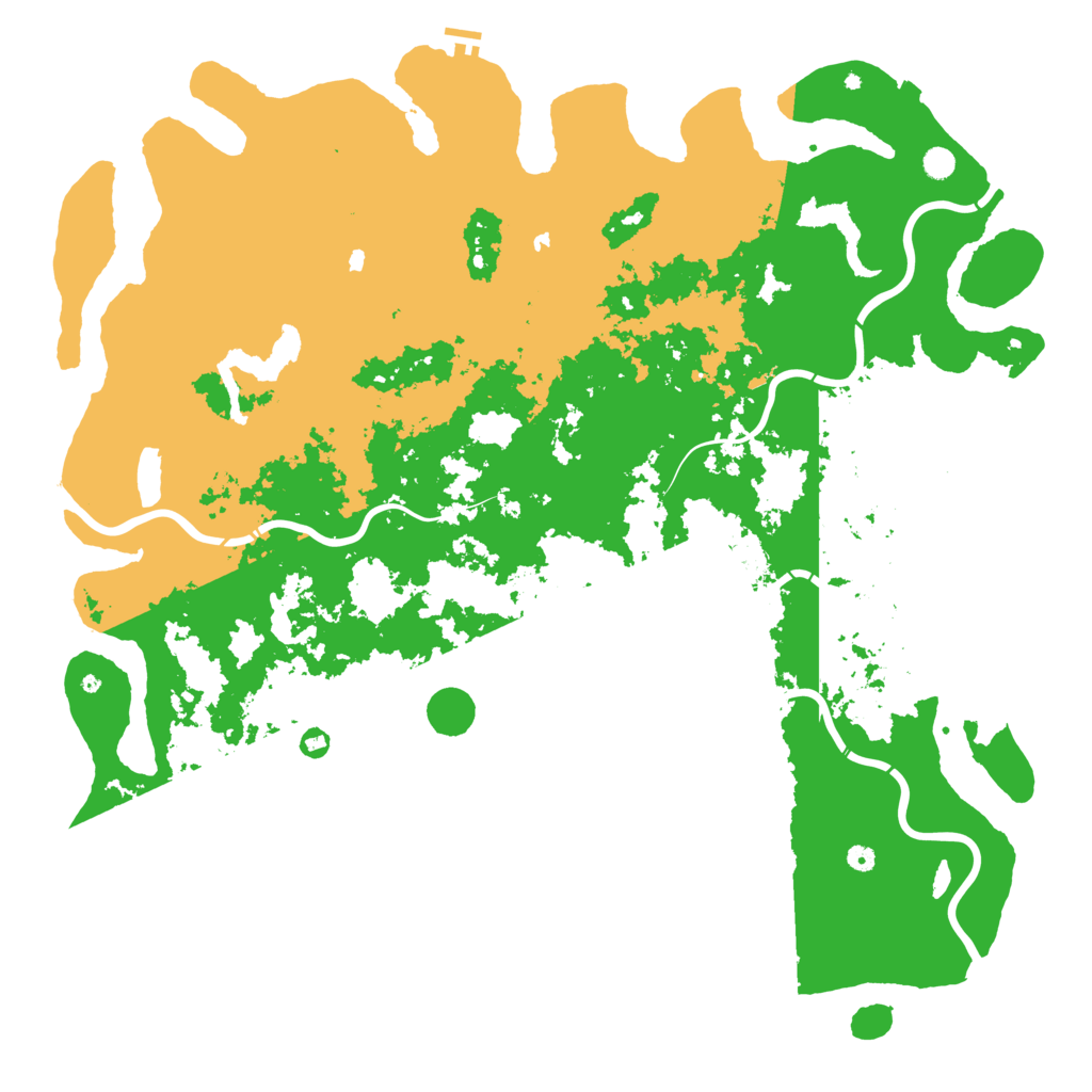 Biome Rust Map: Procedural Map, Size: 6000, Seed: 120