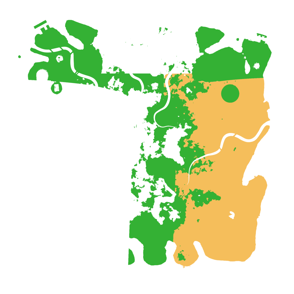 Biome Rust Map: Procedural Map, Size: 4300, Seed: 764808871