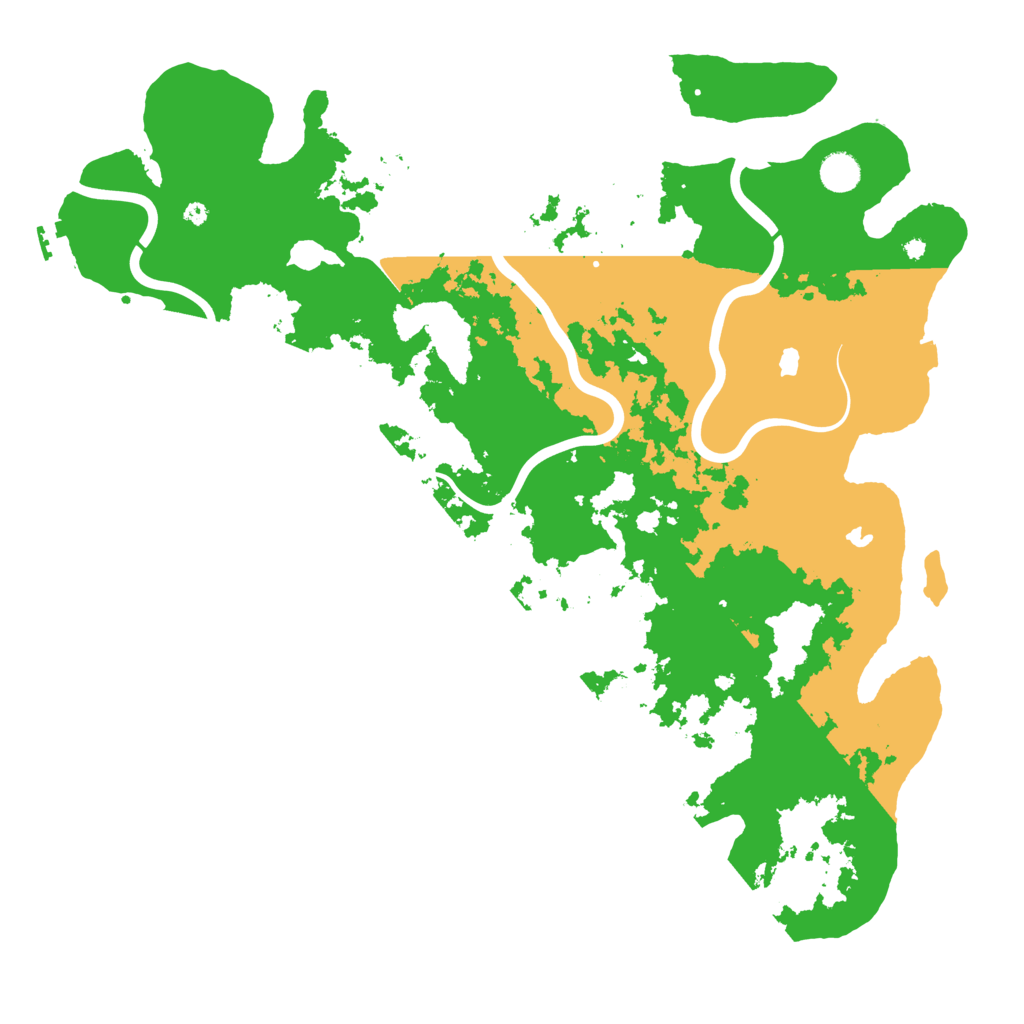Biome Rust Map: Procedural Map, Size: 4500, Seed: 1213259074