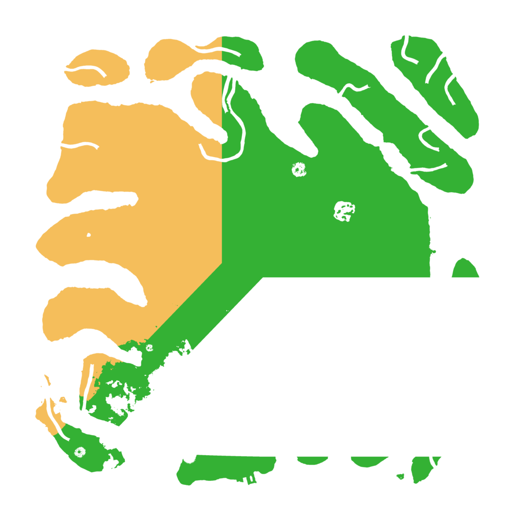 Biome Rust Map: Procedural Map, Size: 3700, Seed: 1956665403