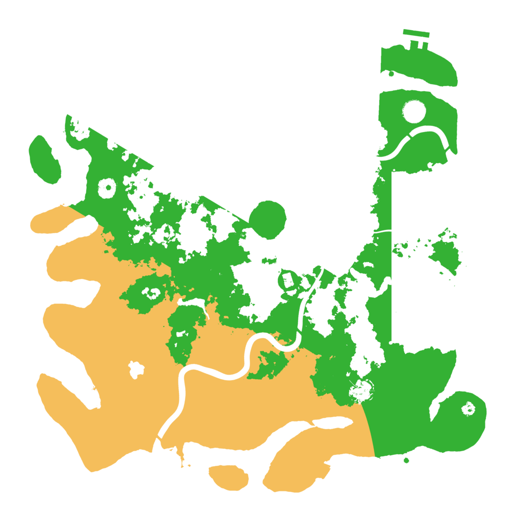 Biome Rust Map: Procedural Map, Size: 4000, Seed: 41342254