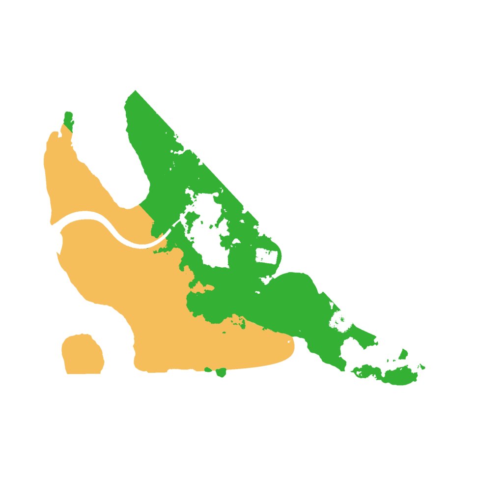 Biome Rust Map: Procedural Map, Size: 2500, Seed: 923383104