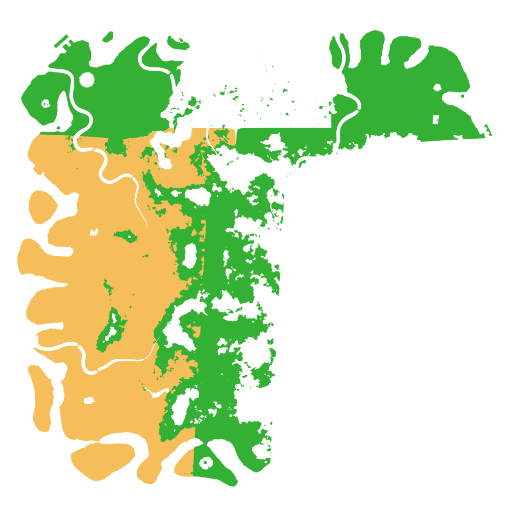 Biome Rust Map: Procedural Map, Size: 6000, Seed: 1047473647