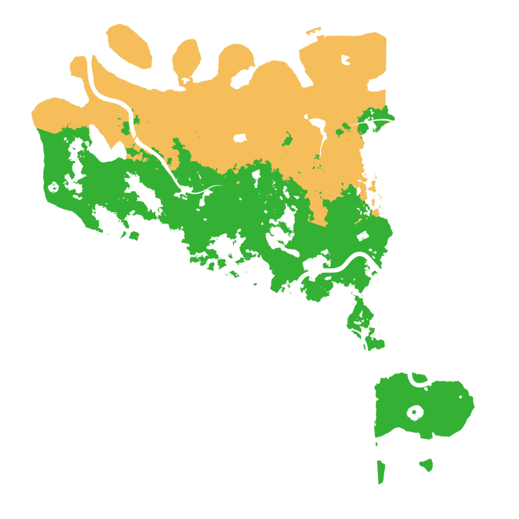 Biome Rust Map: Procedural Map, Size: 5000, Seed: 5062014