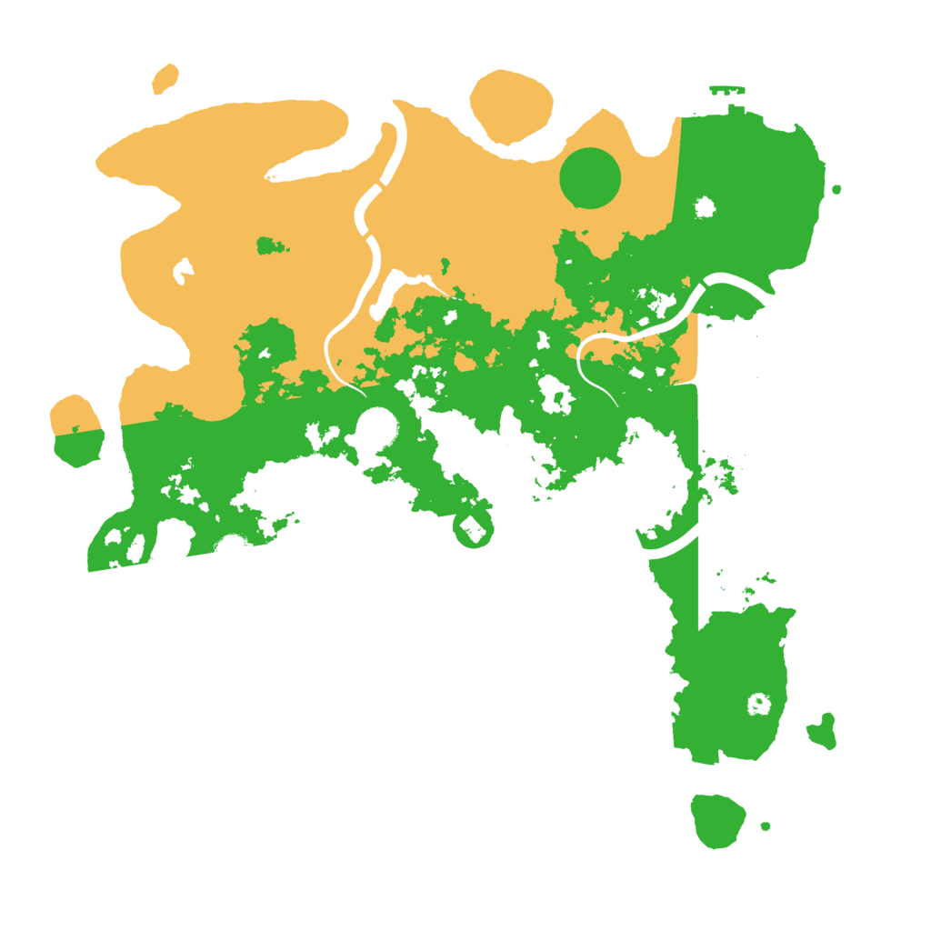 Biome Rust Map: Procedural Map, Size: 4000, Seed: 80347334