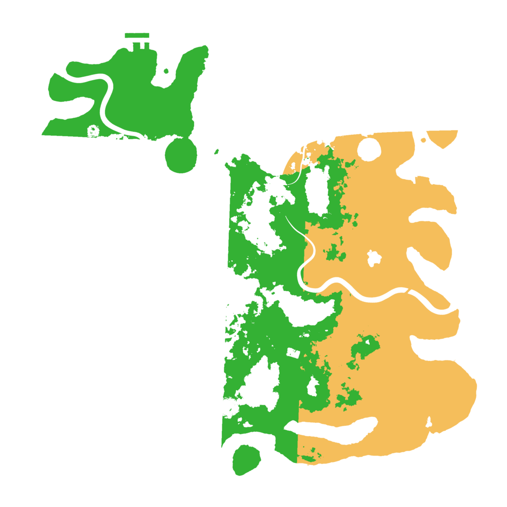 Biome Rust Map: Procedural Map, Size: 4200, Seed: 8347