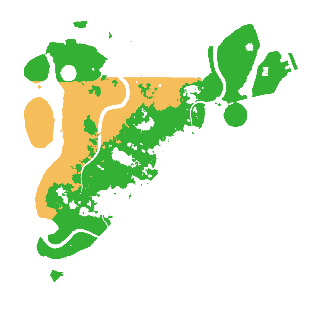 Biome Rust Map: Procedural Map, Size: 3500, Seed: 1201532078