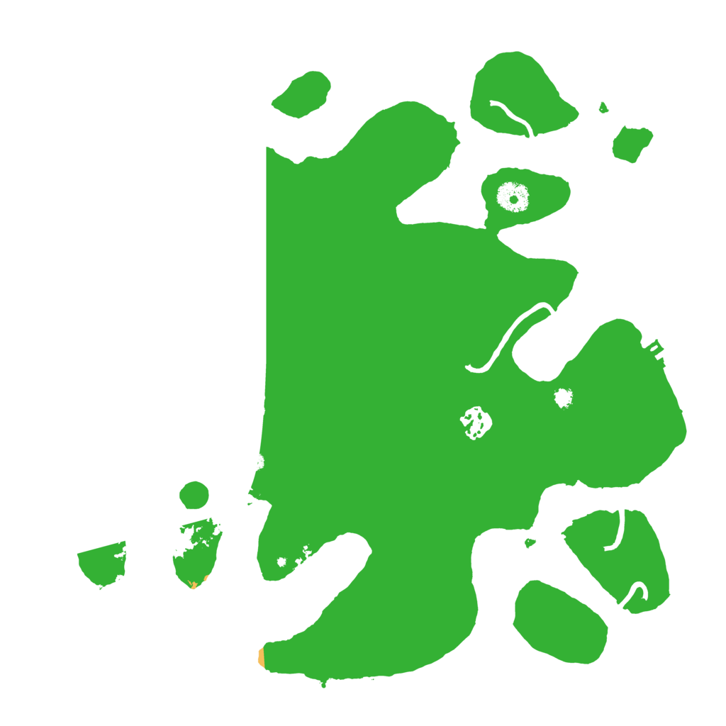 Biome Rust Map: Procedural Map, Size: 3500, Seed: 73749524