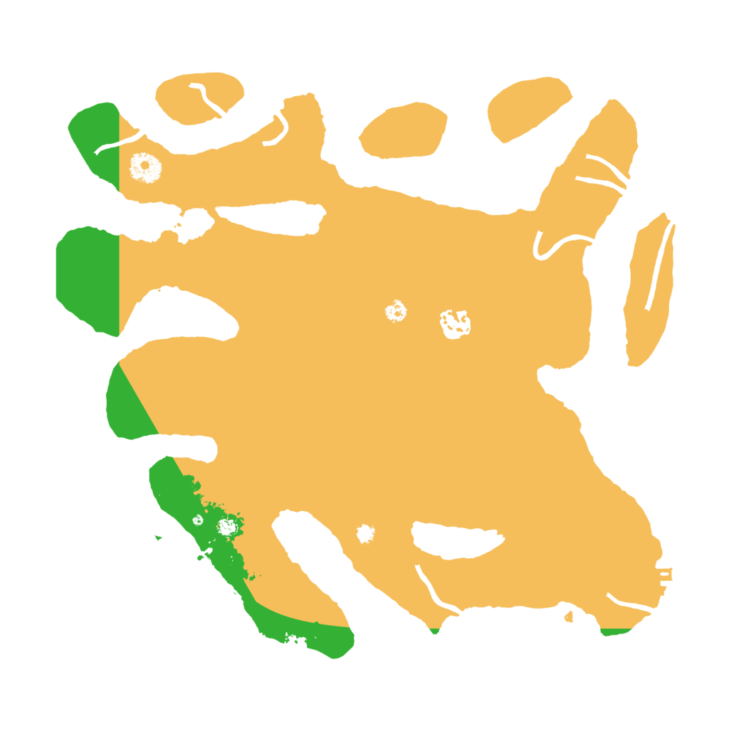 Biome Rust Map: Procedural Map, Size: 3500, Seed: 2093635902