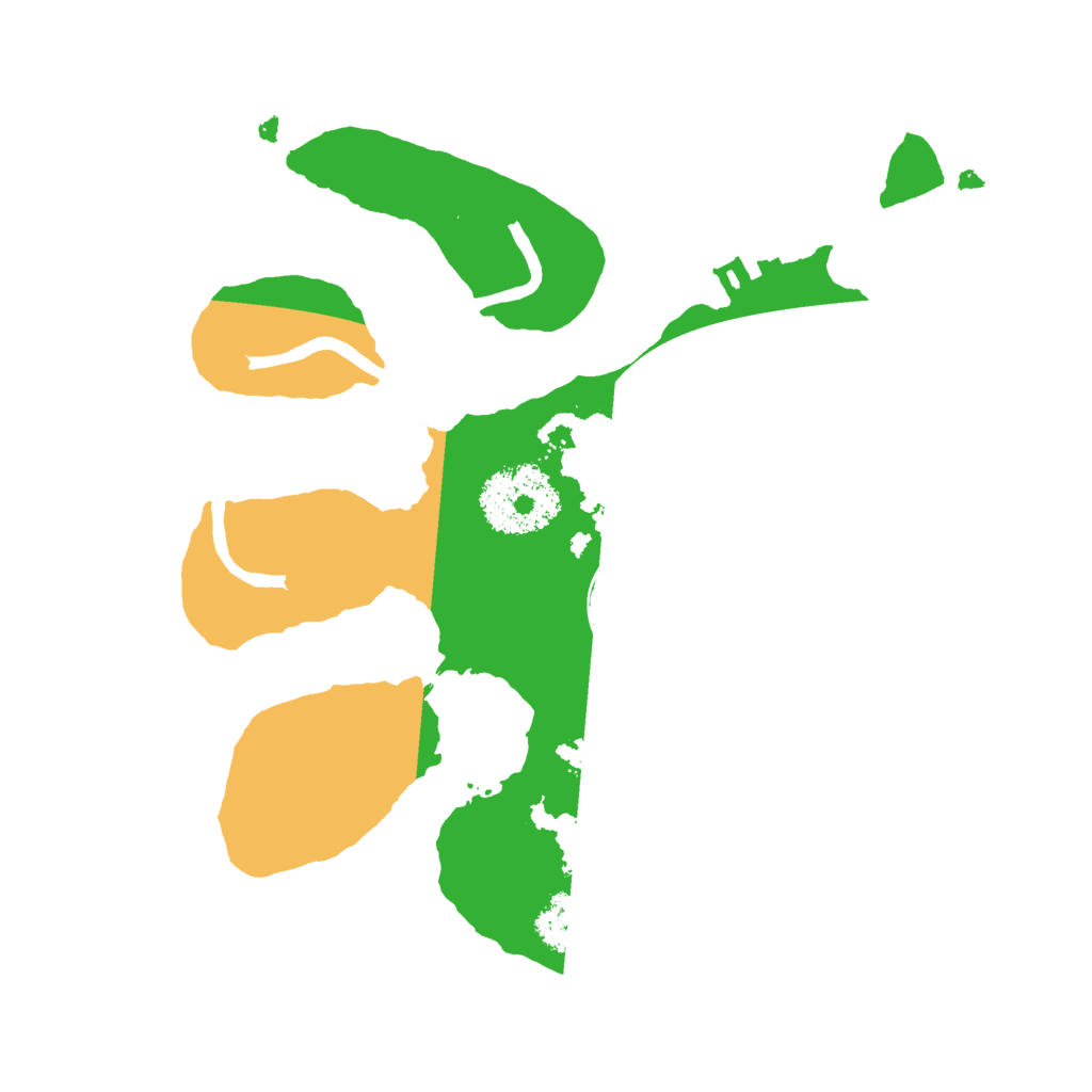 Biome Rust Map: Procedural Map, Size: 2250, Seed: 48615633