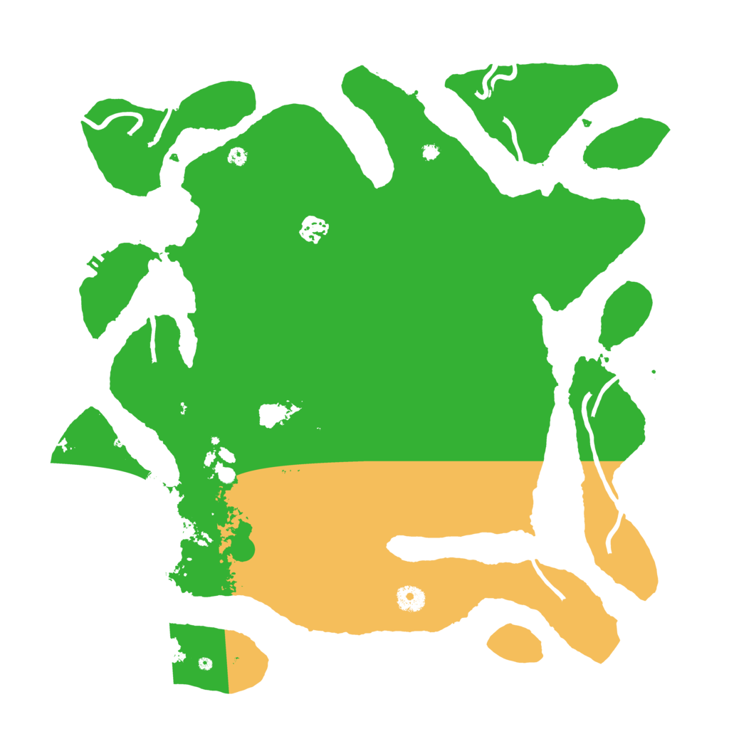 Biome Rust Map: Procedural Map, Size: 4000, Seed: 1638834934