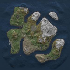 Thumbnail Rust Map: Procedural Map, Size: 2900, Seed: 35, 15 Monuments