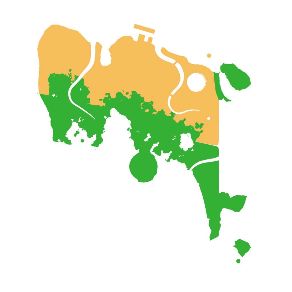 Biome Rust Map: Procedural Map, Size: 2750, Seed: 196738