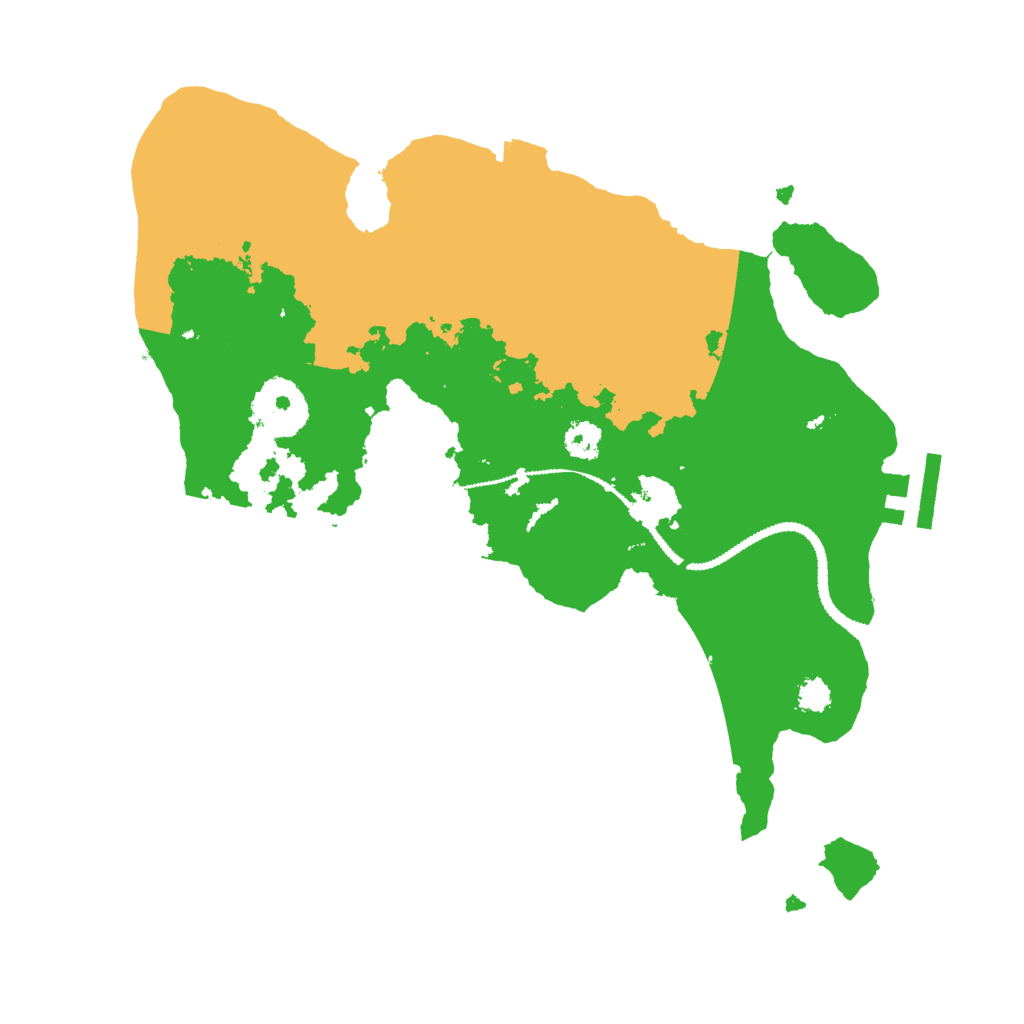 Biome Rust Map: Procedural Map, Size: 2750, Seed: 196738