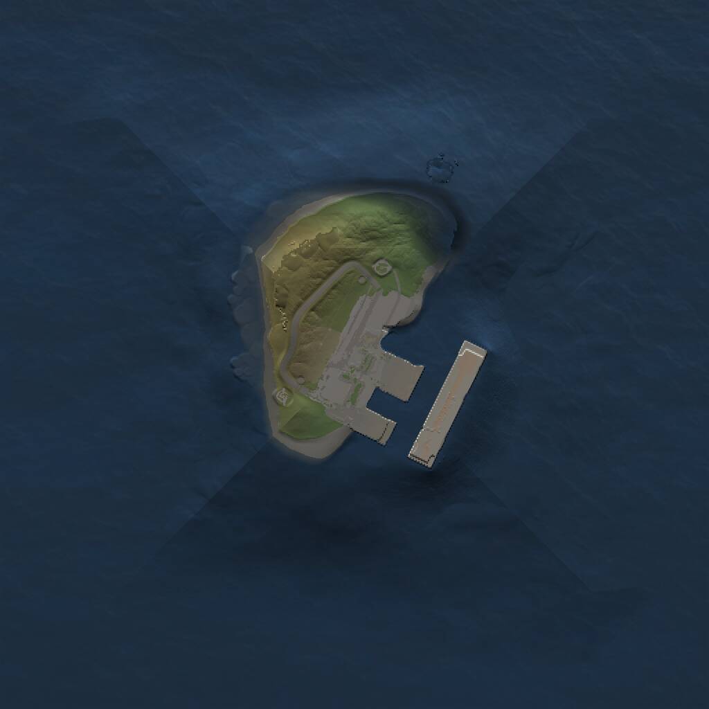 Rust Map: Procedural Map, Size: 1100, Seed: 694200, 2 Monuments