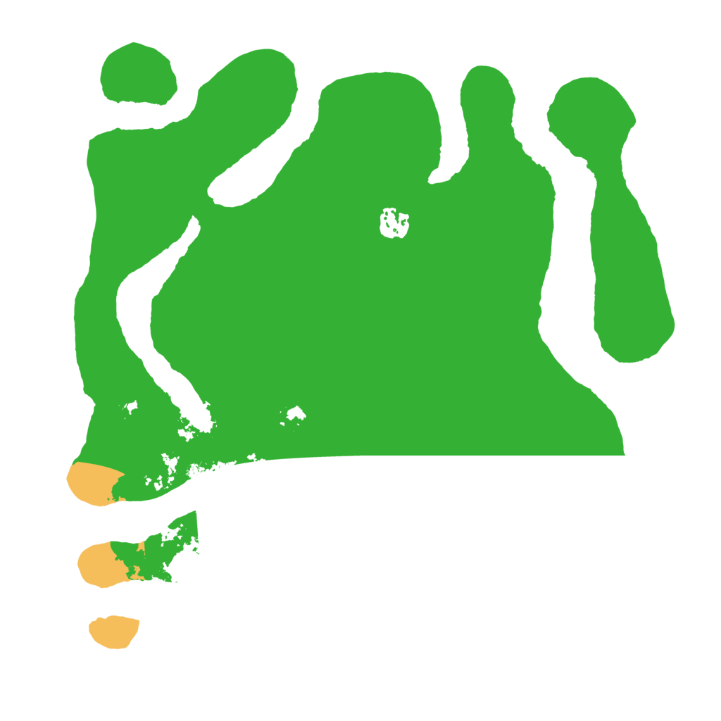 Biome Rust Map: Barren, Size: 3500, Seed: 87656