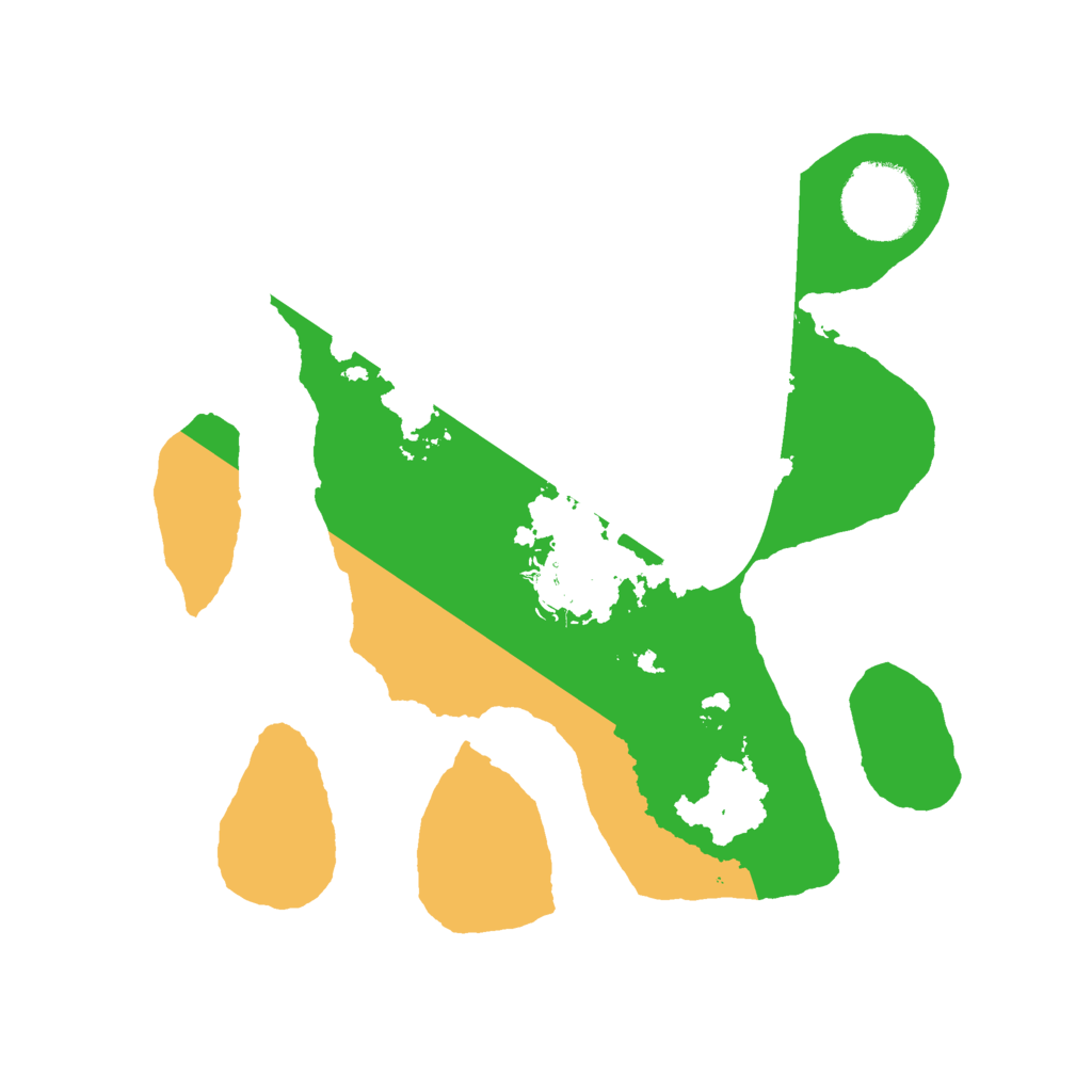 Biome Rust Map: Barren, Size: 2500, Seed: 56632